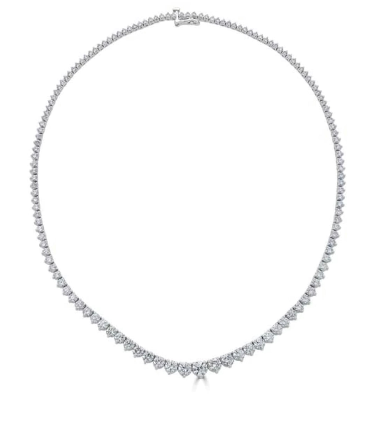 Graduating Diamond Riviera Necklace